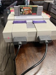 Super Nintendo SNES Bundle with 9 Games and 2 Controllers Tested and Working