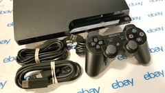 Sony PlayStation 3 PS3 Slim Console 320GB (2501B) w/Controller & Cables Working!