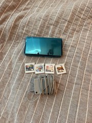 Nintendo 3DS Handheld System – Aqua Blue With Charger