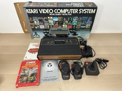 Atari CX-2600 Console in Original In Box w/ Manual, Controllers, Paddles – WORKS