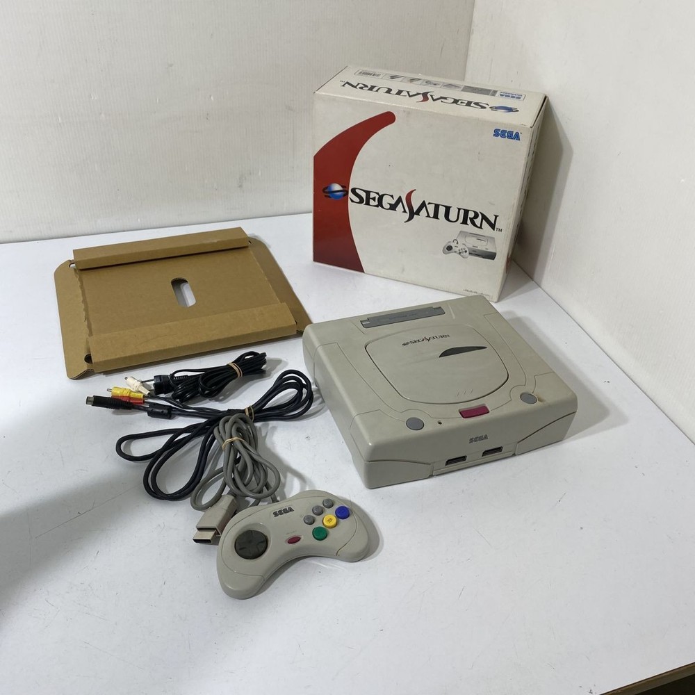 Sega Saturn HST-3220 console HST-0019 Boxed set NTSC-J Tested CIB