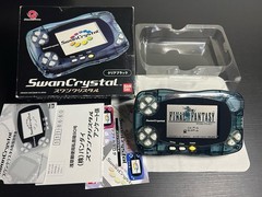 Wonder Swan Crystal Console Clear Black Boxed Working CIB US Seller