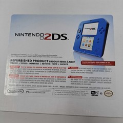 Nintendo 2DS: Standard Edition [Electric Blue Discontinued Collectible] OPEN BOX