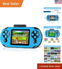 Educational 16 Bit Handheld Game Console with 230 Games – USB Rechargeable
