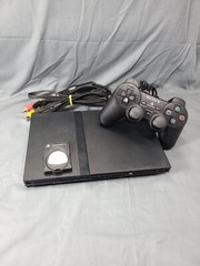 Sony PlayStation 2 Slim Launch Edition Charcoal Black Console (SCPH-75001CB)