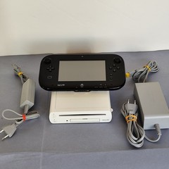Nintendo Wii U White Console – Black Gamepad – Working Original