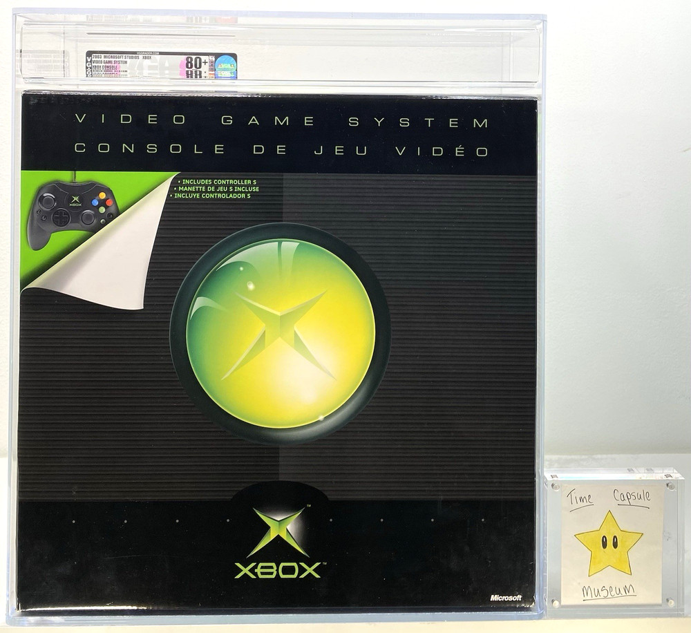 Microsoft Xbox Console System Bundle Version New 2003 Sealed VGA 80+ Archival