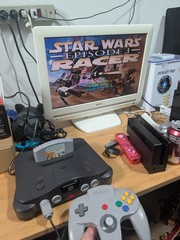 Nintendo 64 Console With Two Controllers Tested Working