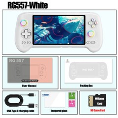 RG557 Handheld Game Console Android 14 5.48′ AMOLED Screen