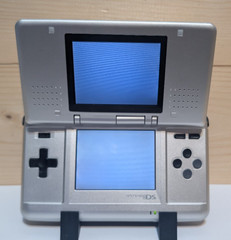 Nintendo DS NTR/Fat/Original Silver Reshelled W/USB Cable New Battery & USB-C