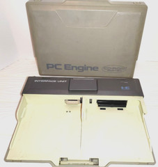 PC Engine CoreGrafx & IFU-30A Bundle (CD-ROM2 Non-Working) + Pad, AC, AV