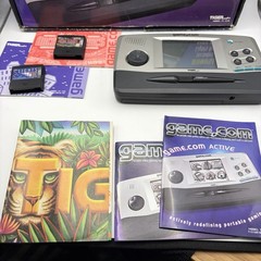 Tiger Game.com Handheld Console Complete in Box CIB Works Tested – Screen Issues