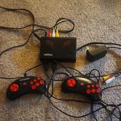 Retro-Bit Generations Home Console Black/Red Composite RCA Includes Two Control…