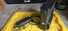 Microsoft Xbox 360 S 4GB Black Console HDMI Wi-Fi NTSC-U/C w/ Power Supply