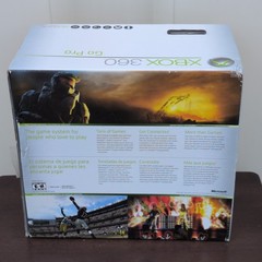 BOX ONLY Microsoft Xbox 360 Pro Console White + Paperwork / Manuals