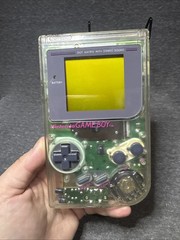Nintendo Game Boy Clear Transparent Play It Loud DMG-01 And Case 3