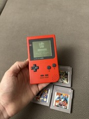 NINTENDO GAME BOY POCKET + 6 GIOCHI – ROBOCOP – MORTAL KOMBAT ecc STATO PERFETTO