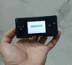 Nintendo Game Boy Micro Handheld Console Black OXY-001 With 6 Authentic Games
