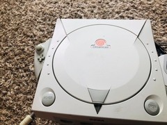Sega Dreamcast Console System HKT-3020 With 2 Controllers & Memory Card TESTED4!