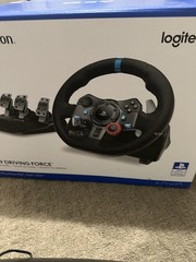 Ps4 Logitech G29 Driving Force With Wheel, Pedals, And Shifter.