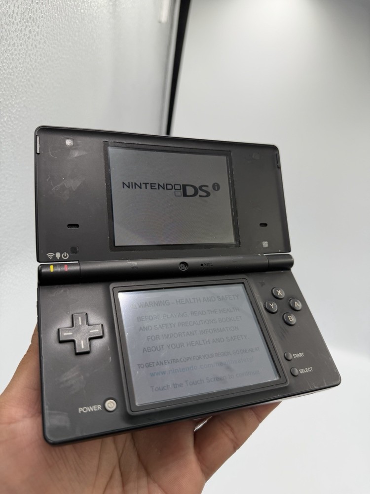 Nintendo DSi DSi Handheld Game Console Only TWL-001 Black No Stylus TESTED