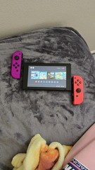 Nintendo Switch 32GB Console w/ Dock, Red/Purple Joy-Con, 256GB