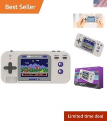 Gamer V Classic Handheld: Purple Portable System with 220 Preloaded Games