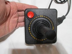 Atari 2600 Heavy Sixer Console In Chess Piece Box, OEM PSU, CX-10’s, CX-30-04’s