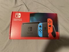Nintendo Switch 32GB Handheld Console Neon Red/Neon Blue with 256GB Micro SD