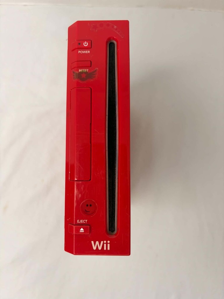 Nintendo Wii Console Gaming System Only RVL-001 Red Read