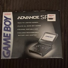 Nintendo Game Boy Advance SP Handheld Console- Onyx Black SEALED NEVER OPENED!