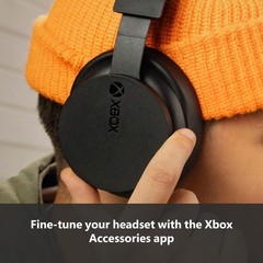 Official Xbox Wireless Gaming Headset Carbon Black for Series X|S and PC