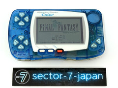 Bandai WonderSwan Color Clear Blue WSC-001 Tested Working Good Condition From JP