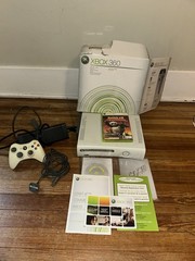 Microsoft Xbox 360 Console 20GB HDMI CIB W/ Sealed Game, 60GB HD Tested Works