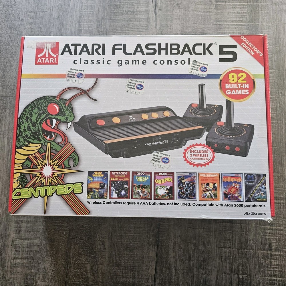 Atari Flashback 5 Classic Game Console Collectors Edition 92 Games 2014
