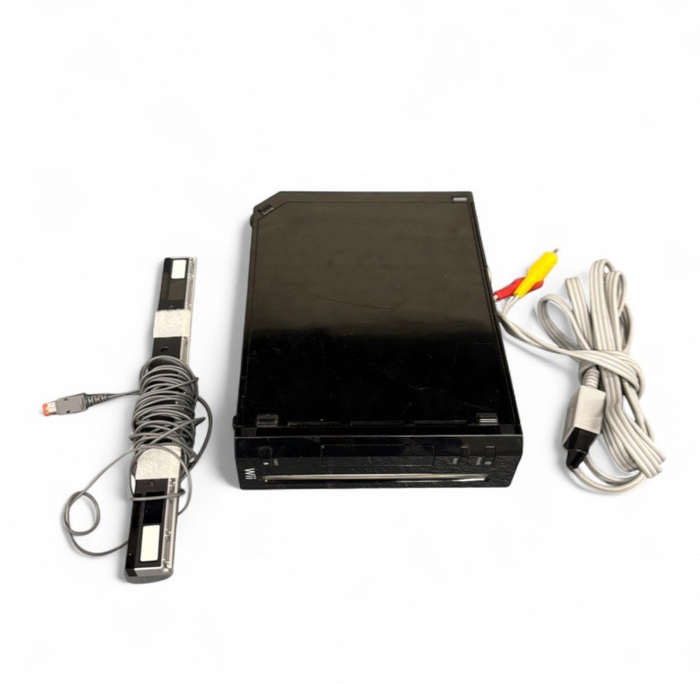Nintendo Wii Black Console – Used – TESTED/WORKING