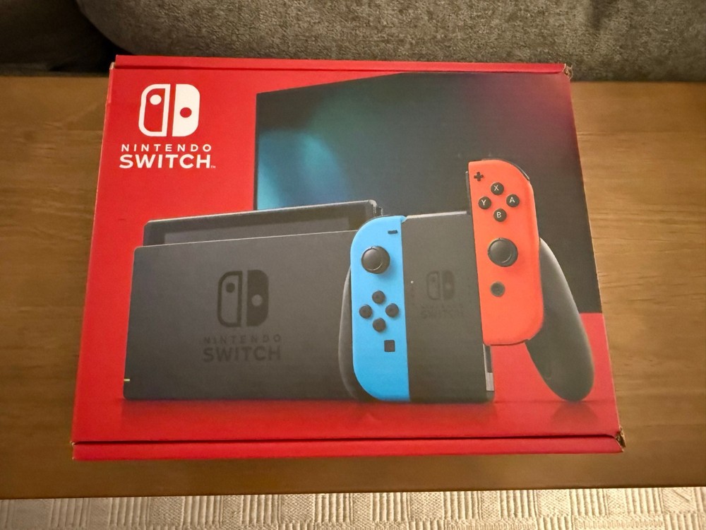 Brand New Nintendo Switch Handheld Console – Neon Red/Neon Blue