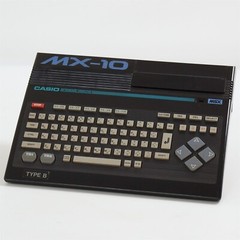 MSX MX-10 BK CASIO Personal Computer Tested JAPAN Game System only 3050747