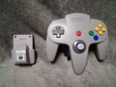 Nintendo 64 NUS-001 INCLUDES Rumble Pak OEM Cables CONTROLLER N64 Tested