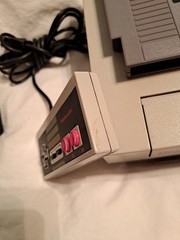 ORIGINAL NINTENDO NES CONSOLE BUNDLE CORDS CONTROLLER **UNTESTED AS-IS**