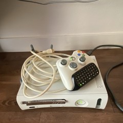 Xbox 360 White 13GB Console HDMI Wi‑Fi NTSC-U/C w/ Controller Chatpad READ DESC!
