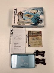 Nintendo DS Teal Nintendogs Boxed Console Broken Hinge Tested Works