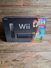 Black Nintendo Wii Console Bundle RVL-101 Holiday OST Galaxy Super Mario Bros.