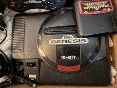 SEGA Genesis 16-Bit Console Bundle 2 Controllers Sonic 2 (Case/Manual)