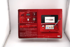 Nintendo 3DS Handheld Console Flame Red (Complete) USA Region, 32GB, With Games
