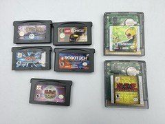 NICE 2002 Nintendo Gameboy Advance SP Silver AGS-001 w/7 Games and Accessories!