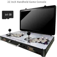 Arcade Game-System. Durable-briefcase. FHD 3D-Series. (4 players).