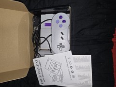 Gamegnu Super Mini Classic Console Gray Purple AV Out 660 Built-In Games