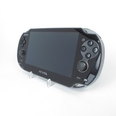 【Very Good】Sony PS Vita PCH-1100 Crystal Black 3G/Wi-Fi Model Console only #RET0