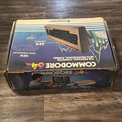 Commodore 64 Retro Computer With Command Overlay Strip PSU & Registration
